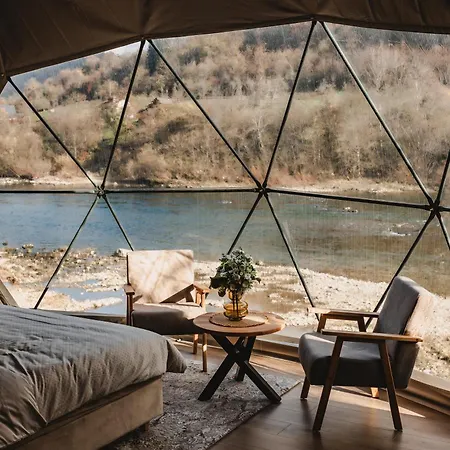 Glamping Drina Riverzone Luxury tent Gorazde